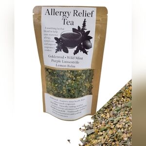 Allergy Relief Herbal Tea  Goldenrod, Wild Mint, Lemon Balm & Purple Loosestrife